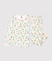 Girls' Floral Print Tube Knit Pyjamas MARSHMALLOW white/MULTICO white